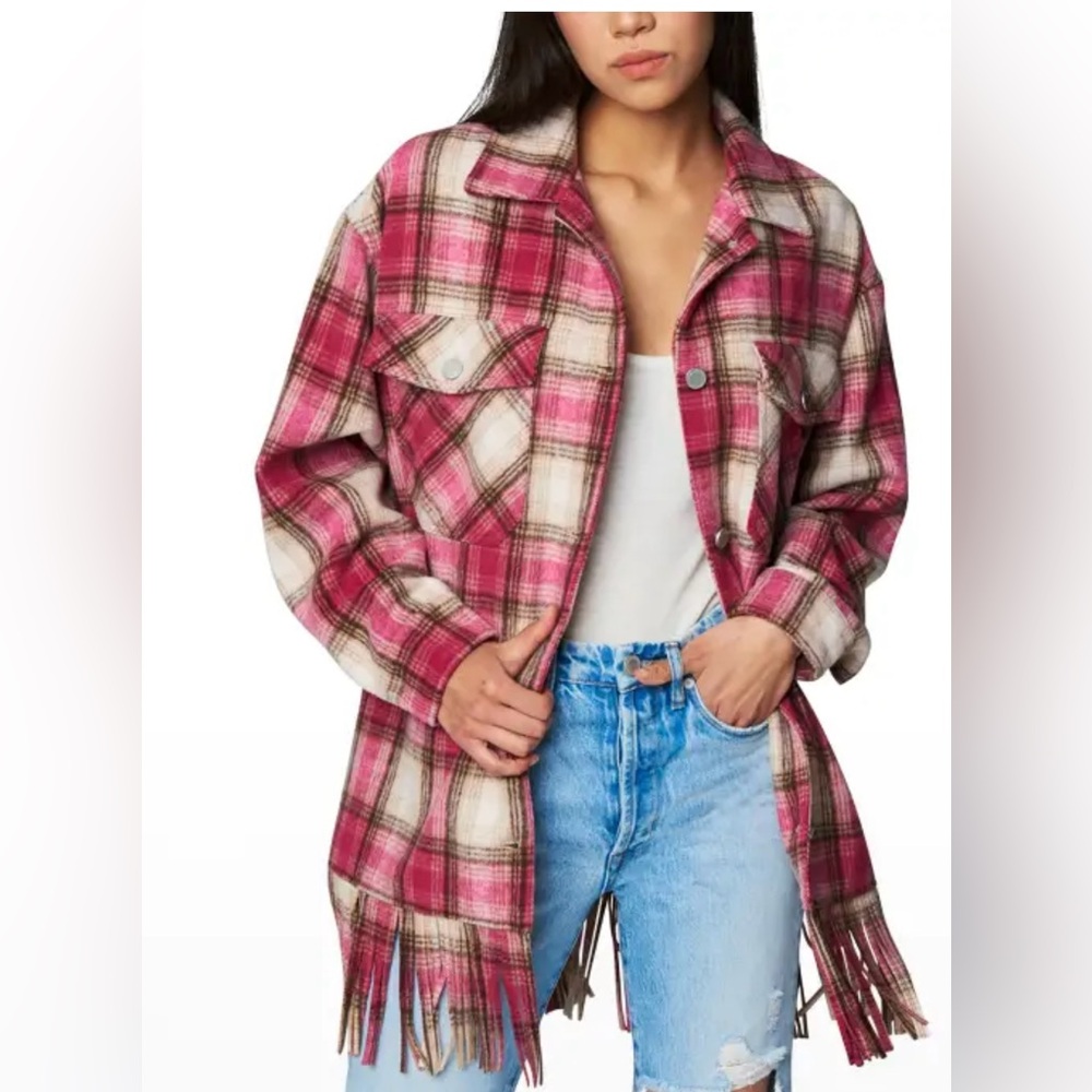 BLANKNYC pink shacket